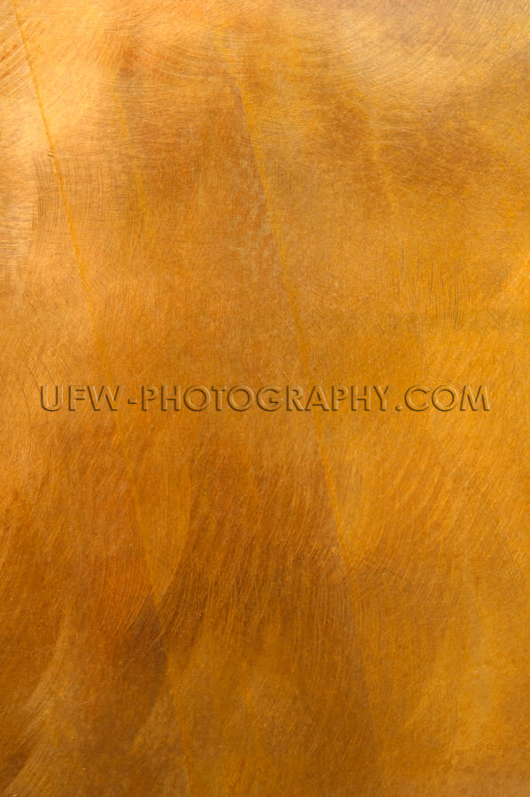 Golden metal plate mottled brass background XL Stock Image