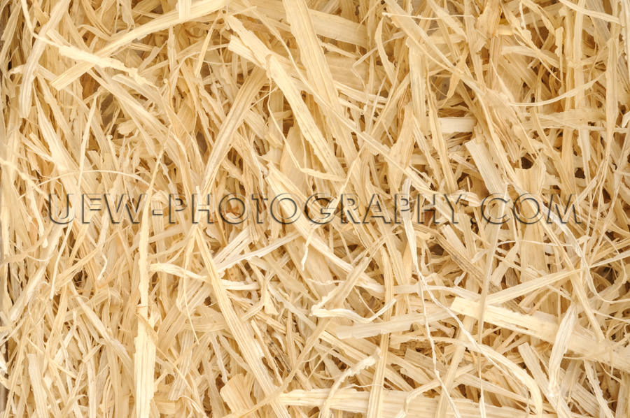 Straw background, ecological packaging material natural detail -