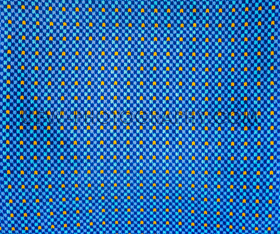 Blau Gelb Polster Stoff Textur Geometrisches Muster Vollformat H