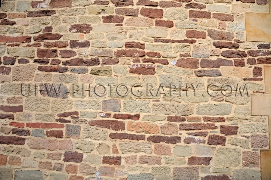 Mittelalterliche Steinmauer Farbig Altes Gebäude Hintergrund St