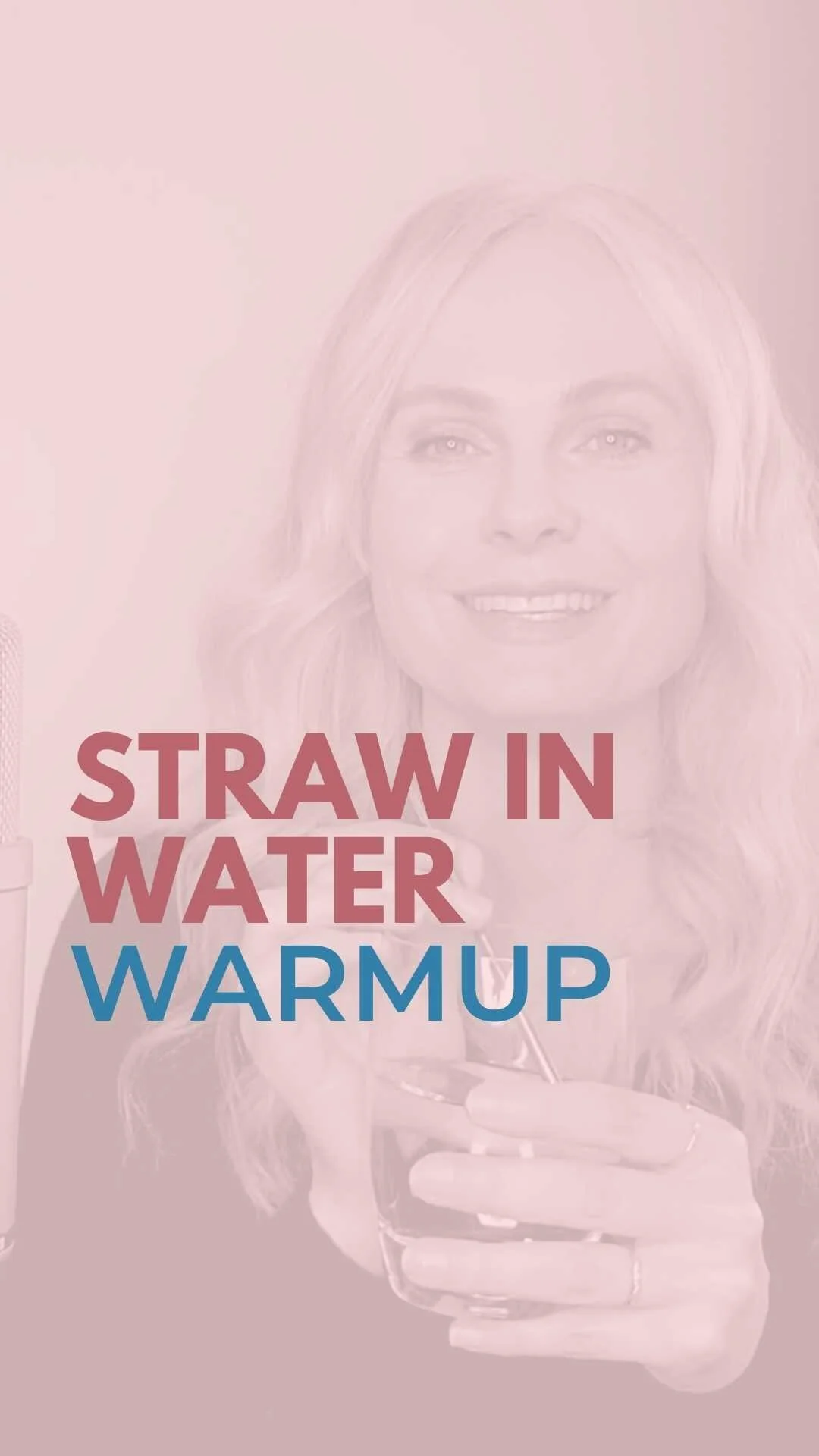 5 Minute Straw in Water Vocal WarmUp 🗣 ⁠ — Annie Little