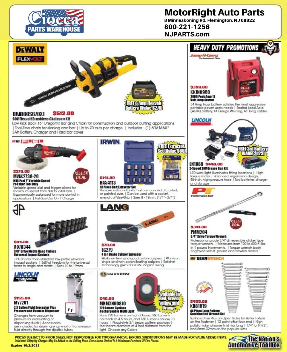 Collision — Current Parts Flyers — 800 221 1256 - Auto Parts Delivery for  NJ, NY, PA