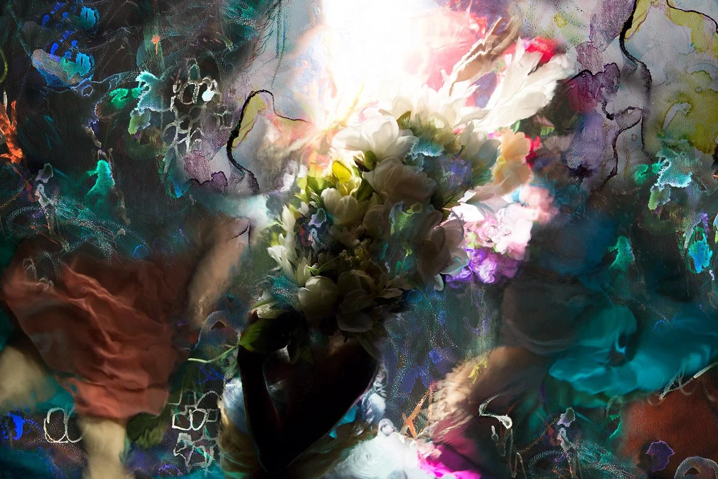 Christy Lee Rogers Hybrids Collection of underwater flower art