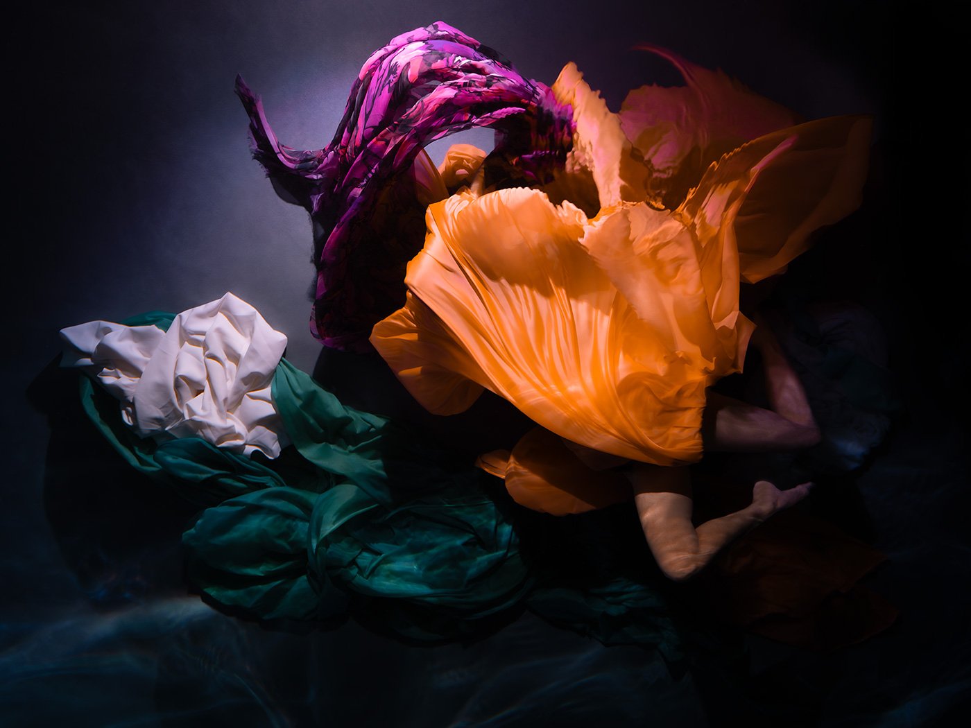 Venus and the Ocean's Embrace underwater photograph by Christy Lee Rogers from her Myths and Legends collection.