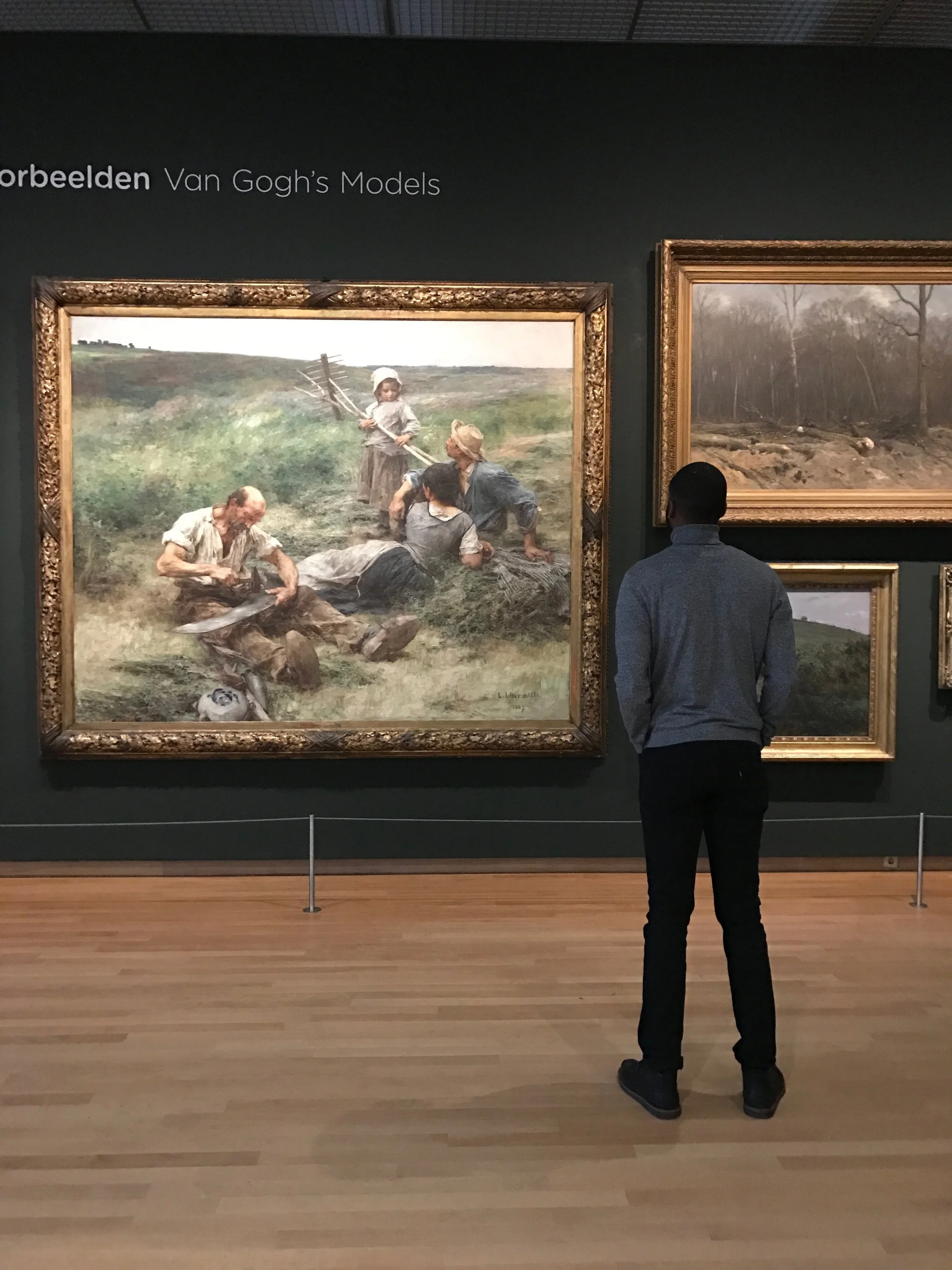  SOME OF VAN GOGH'S STUDIES THAT MARQUETTE LOVED. ONE OF MY FAVORITE THINGS ABOUT THIS MUSEUM IS THE FRAMES - AREN'T THEY INCREDIBLE? 