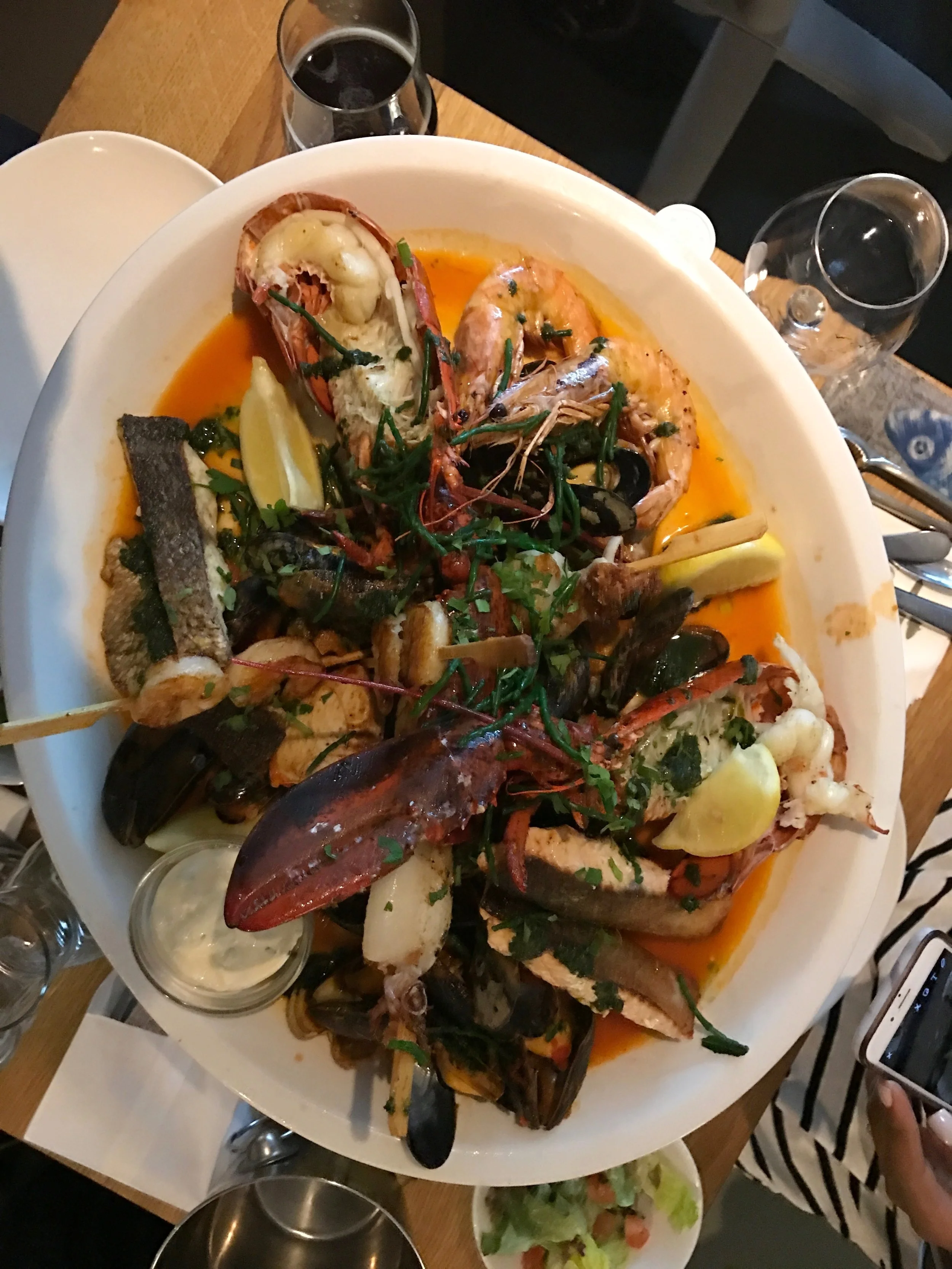  DINNER AT SEAFOOD BAR SPUI 