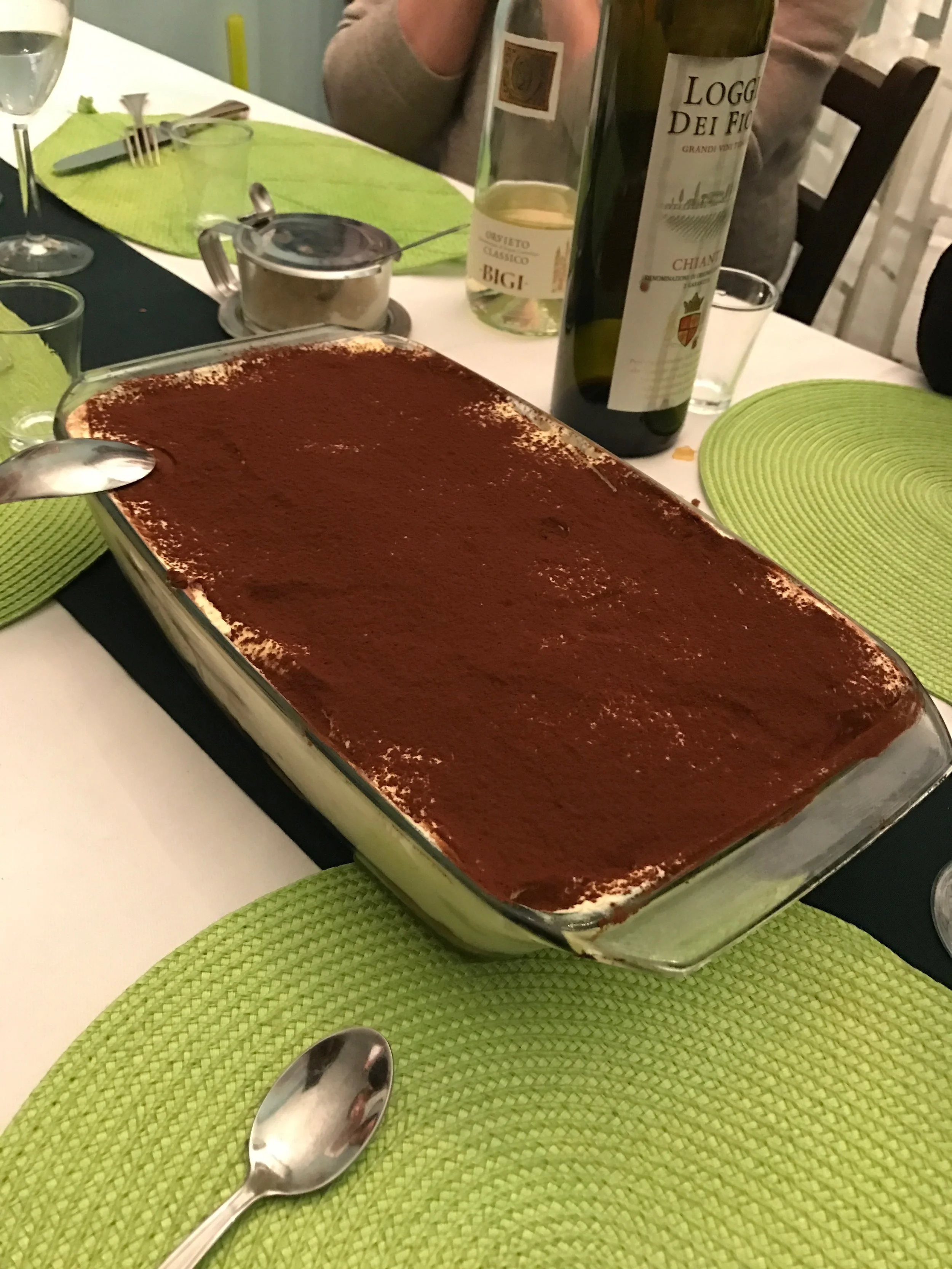  THE TIRAMISU MIGHT NOT HAVE LOOKED LIKE MUCH BUT IT WAS FANTASTIC 