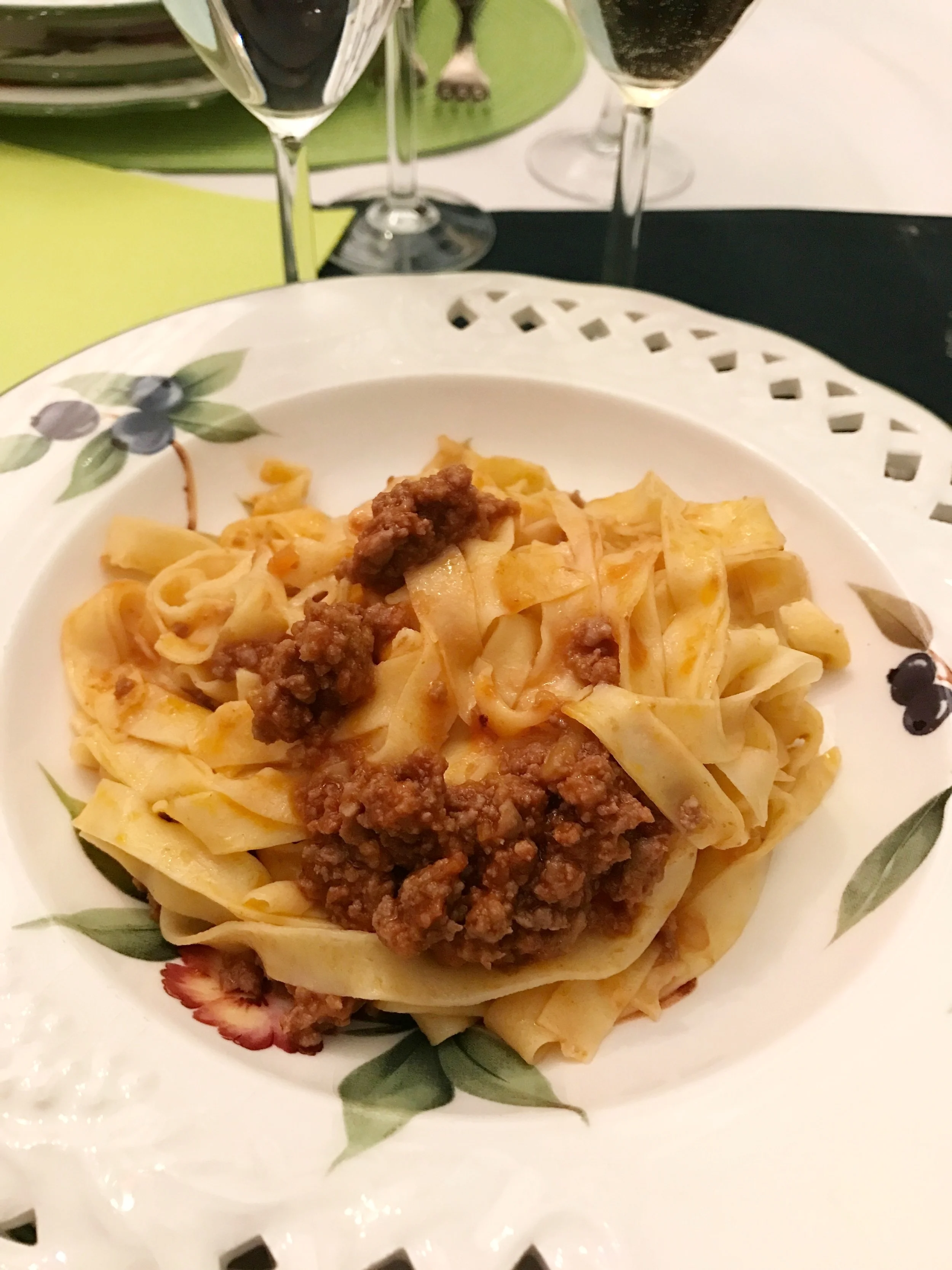  IT MIGHT NOT LOOK LIKE MUCH BUT THIS WAS SOME OF THE  BEST  PASTA WE'VE EVER HAD 