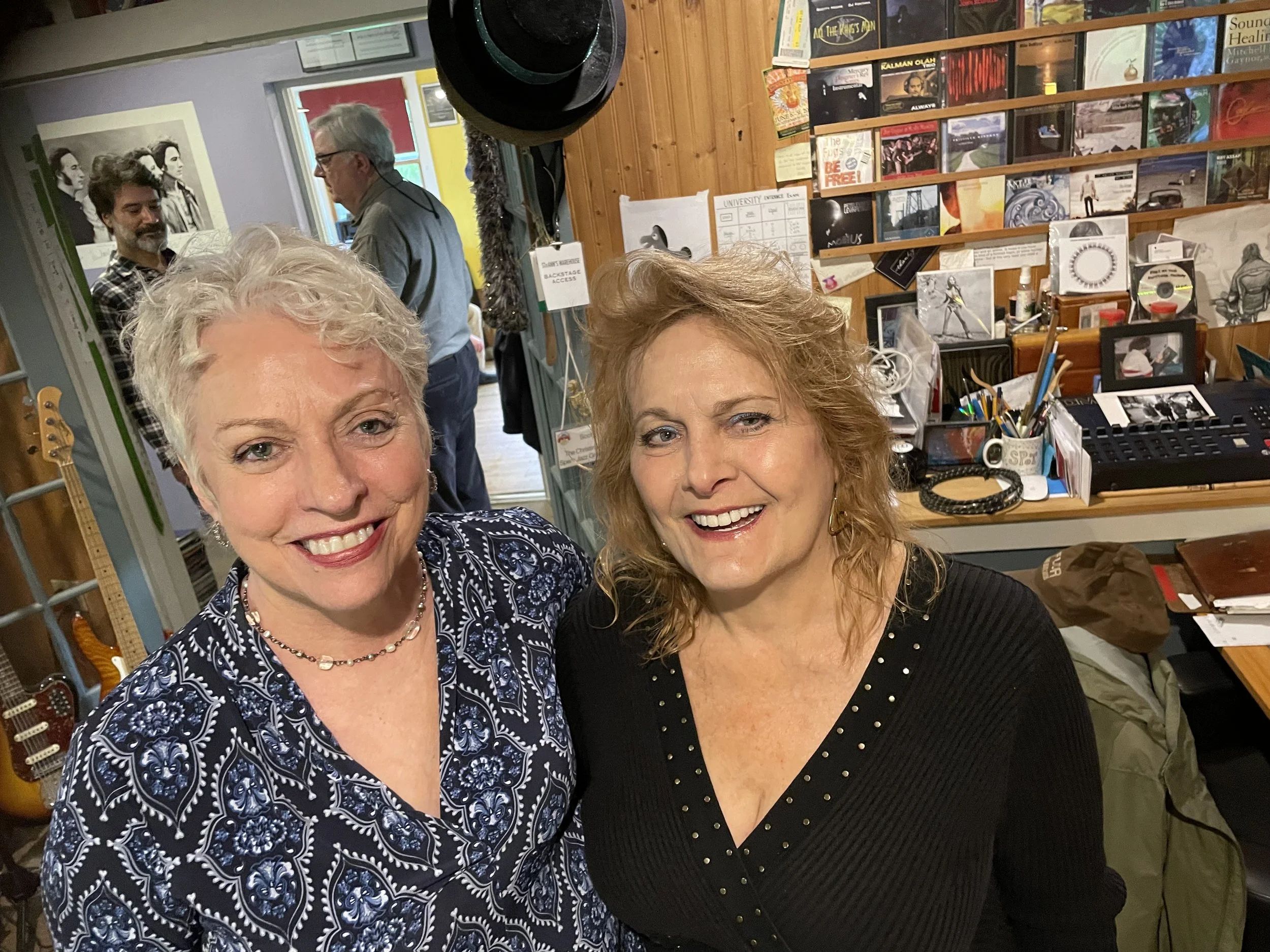 Working on my new recording with special guest singer Amy London!