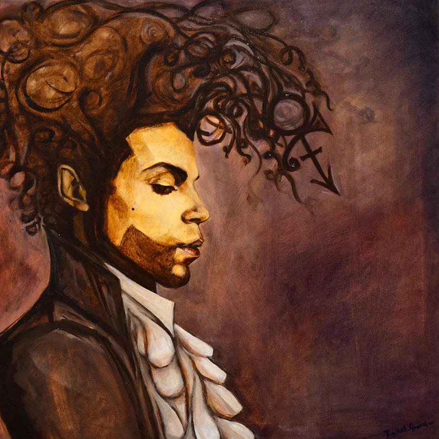 Rachel Greenlee Rock 'n Roll Love Affair oil on canvas