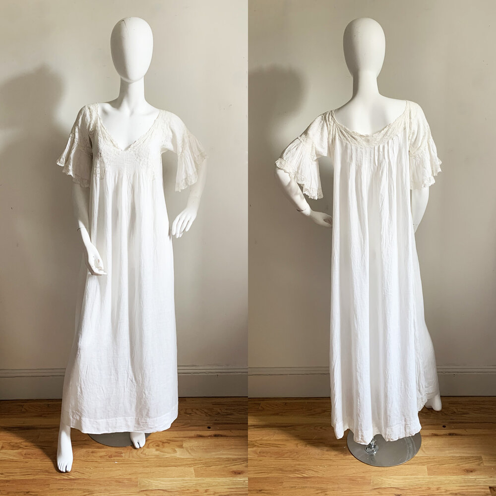 White Victorian Nightgown