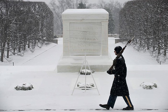 Tomb of the Unknown Solider, Arlington Cemetery. Image courtesy of KPBS