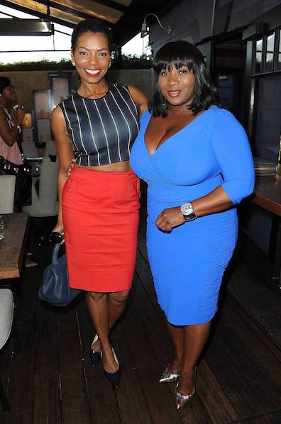 Actress Vanessa A. Williams and hostess Bevy Smith 