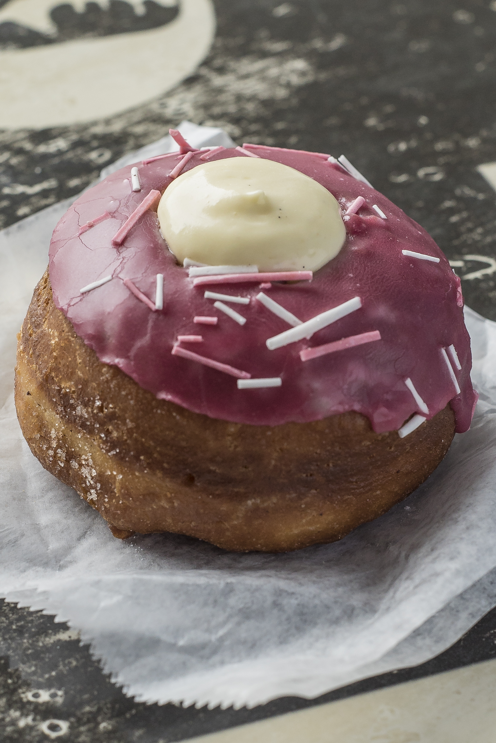Blackberry Frosted with Artisan Sprinkles