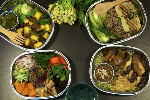 Green Tiffin lunches for a brand education event.
