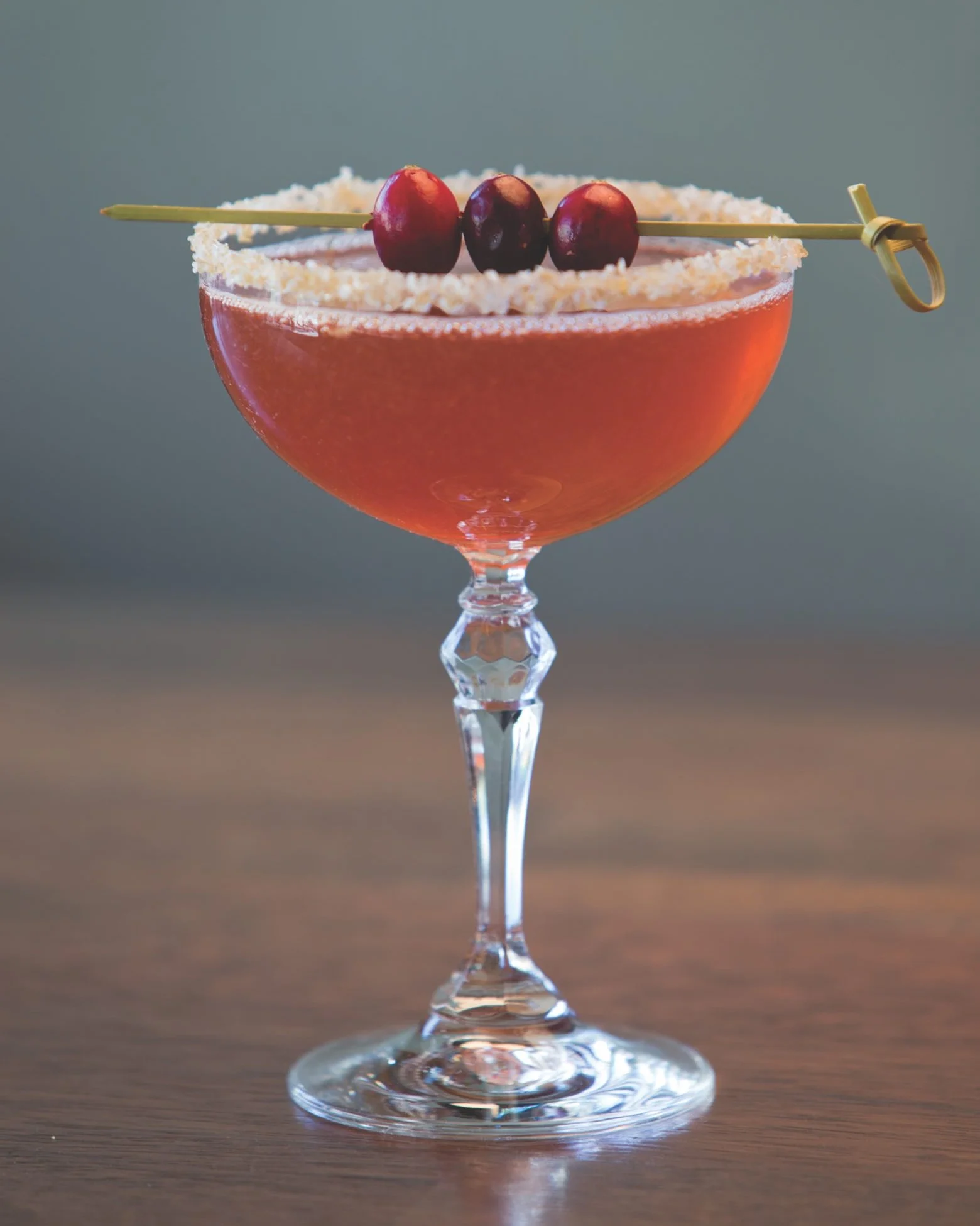 Montanya’s Scarlett O’Hara in a coupe glass.