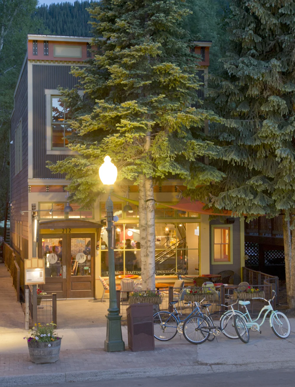 The tasting room, distillery, and barrel room are 100% wind powered.