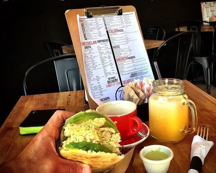 Arepas at 7tyone Cafe and Coffee Bar