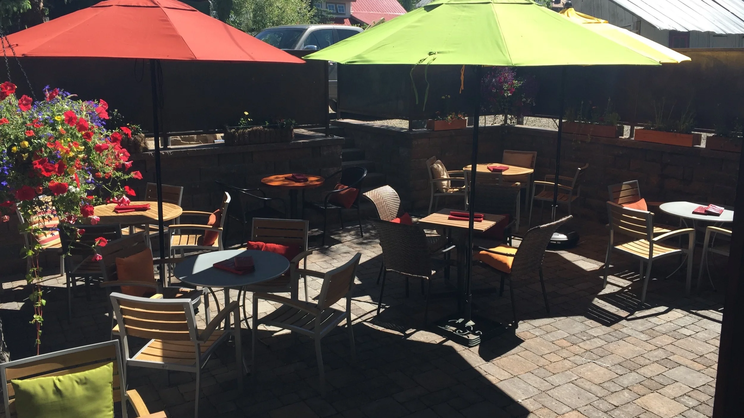 Dreaming of summer evenings on our back Tasting Room patio.
