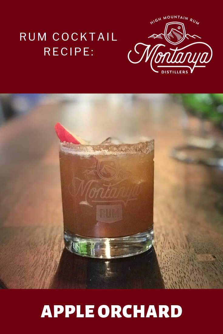Apple Orchard Rum Cocktail, a perfect fall cocktail recipe from Montanya Distillers.