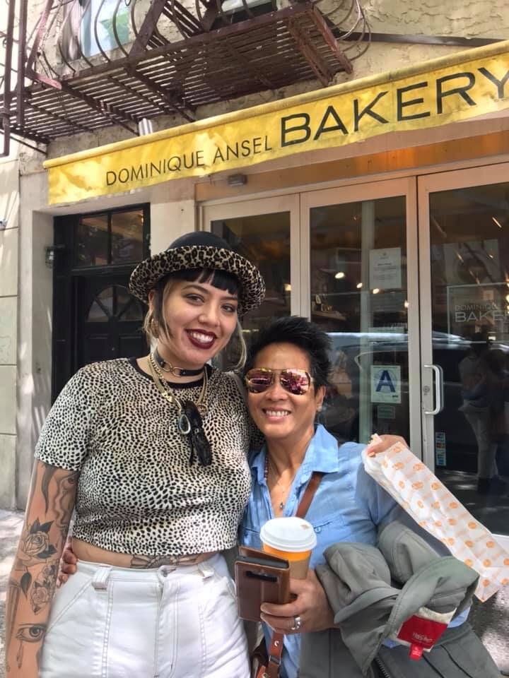 Cheyenne and her aunt, Rose Reyes, Montanya Distillers’ chef.