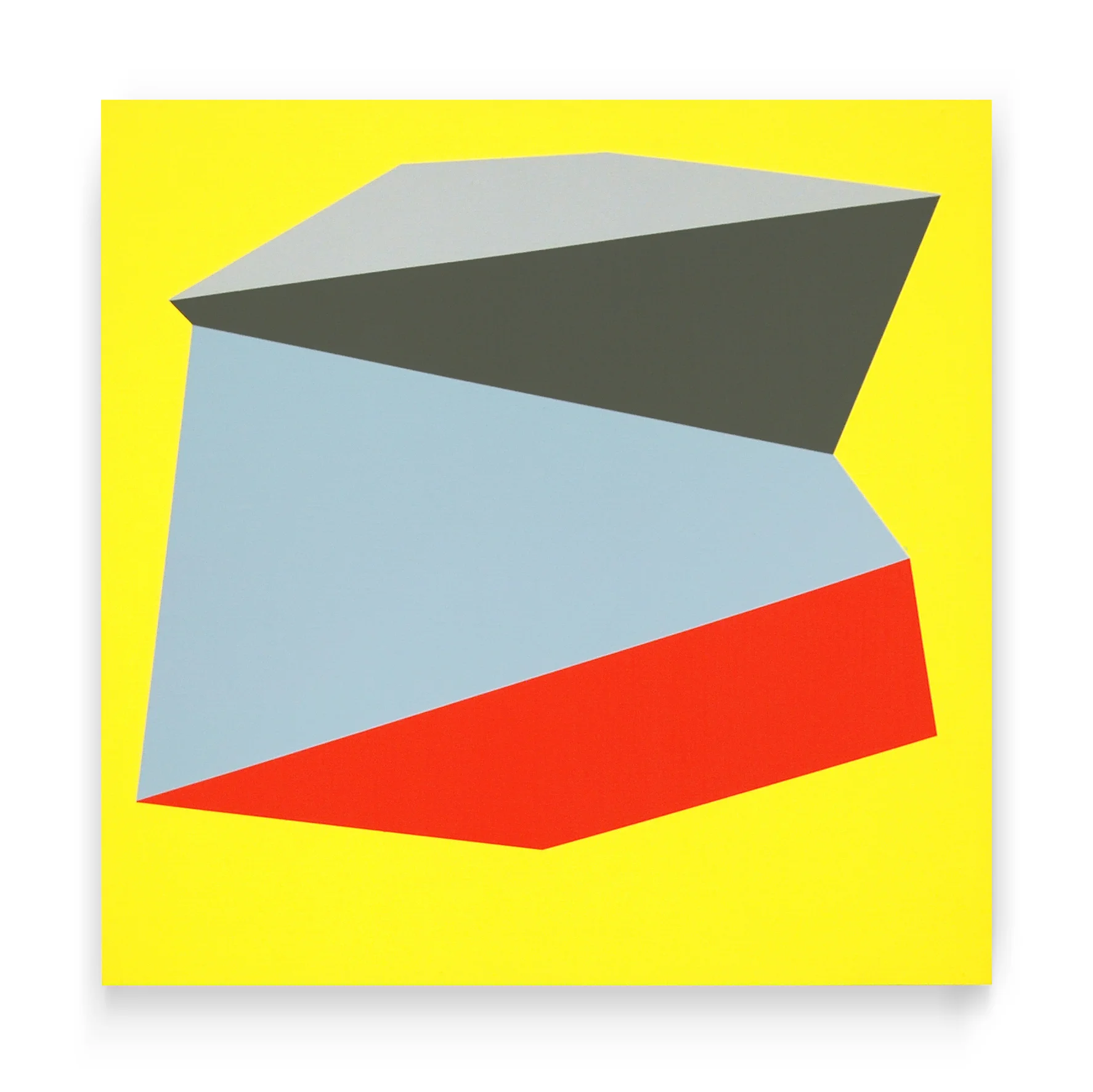 Untitled H, 23"x23", acrylic paint on panel, 2014
