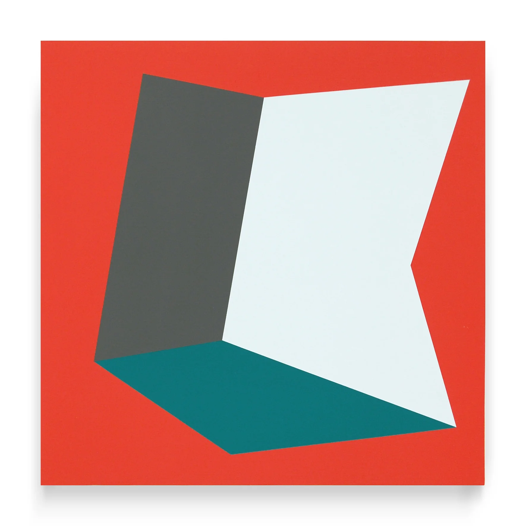 Untitled K, 23"x23", acrylic paint on panel, 2014