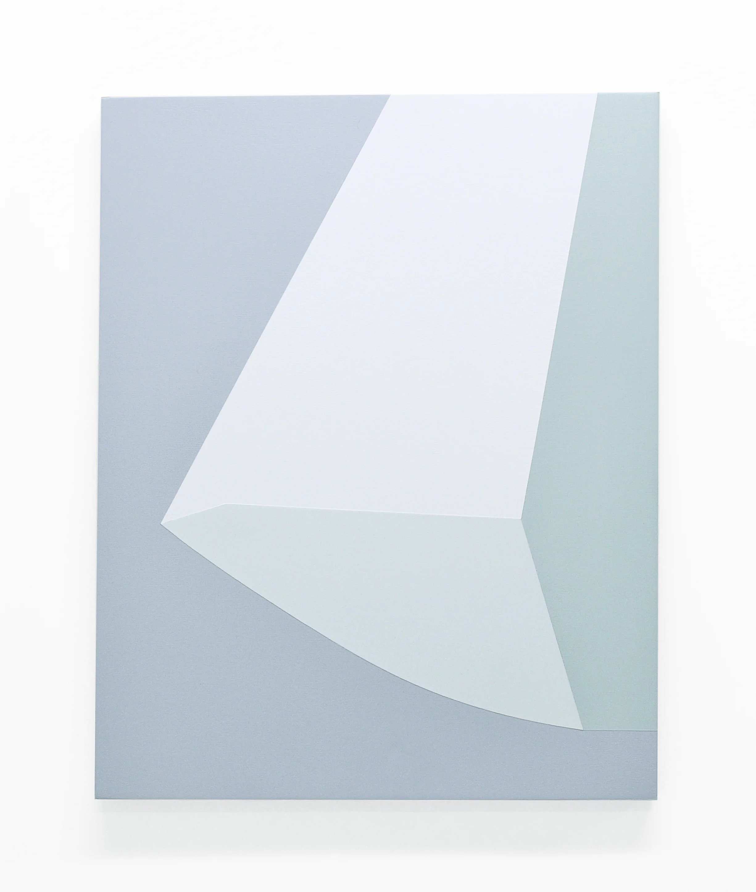 no more than the reverse , 20"x16", acrylic paint on panel, 2017.