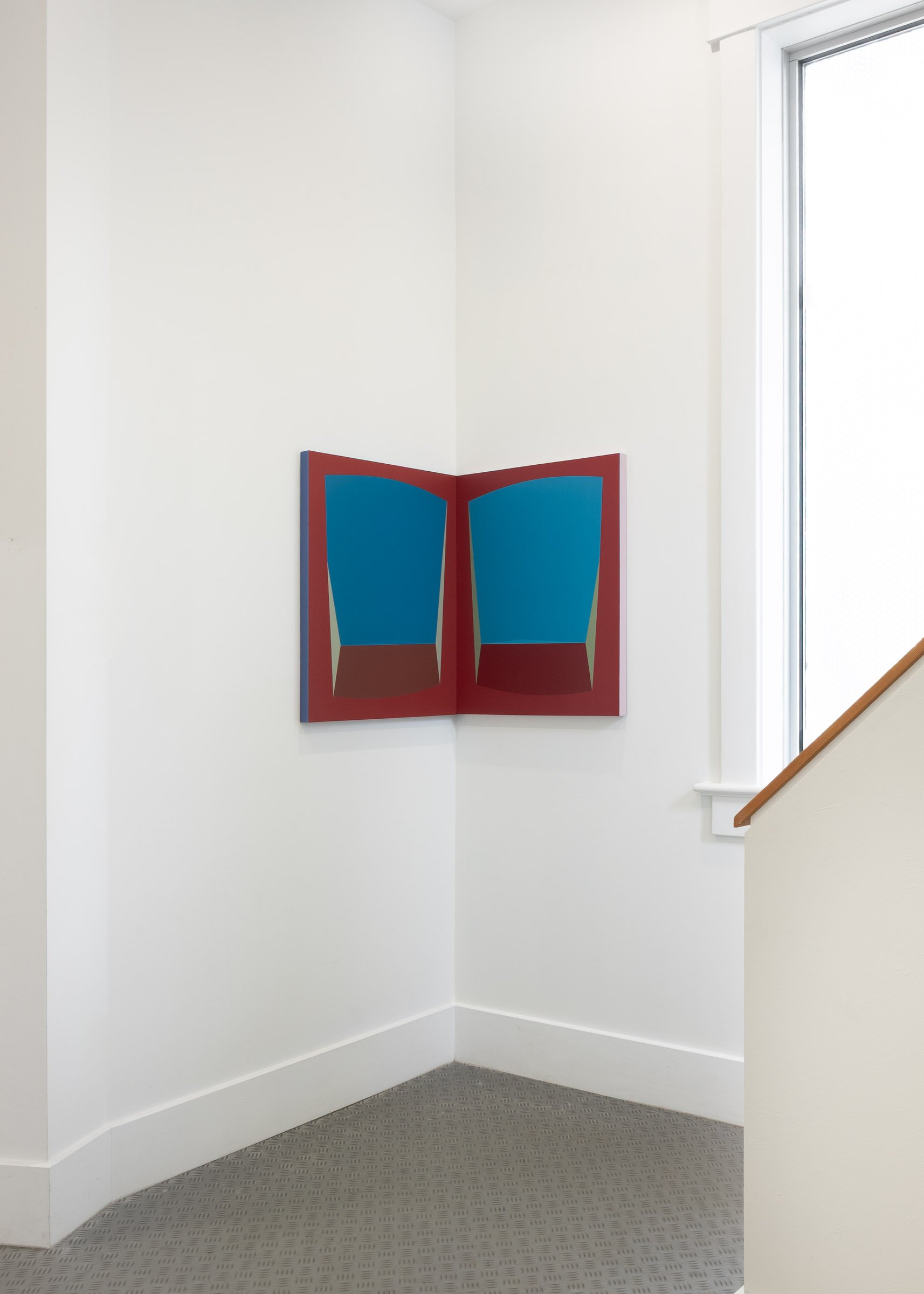   Page Into a Mirror , exhibition view, 330g Gallery. photo by LFdocumentation 