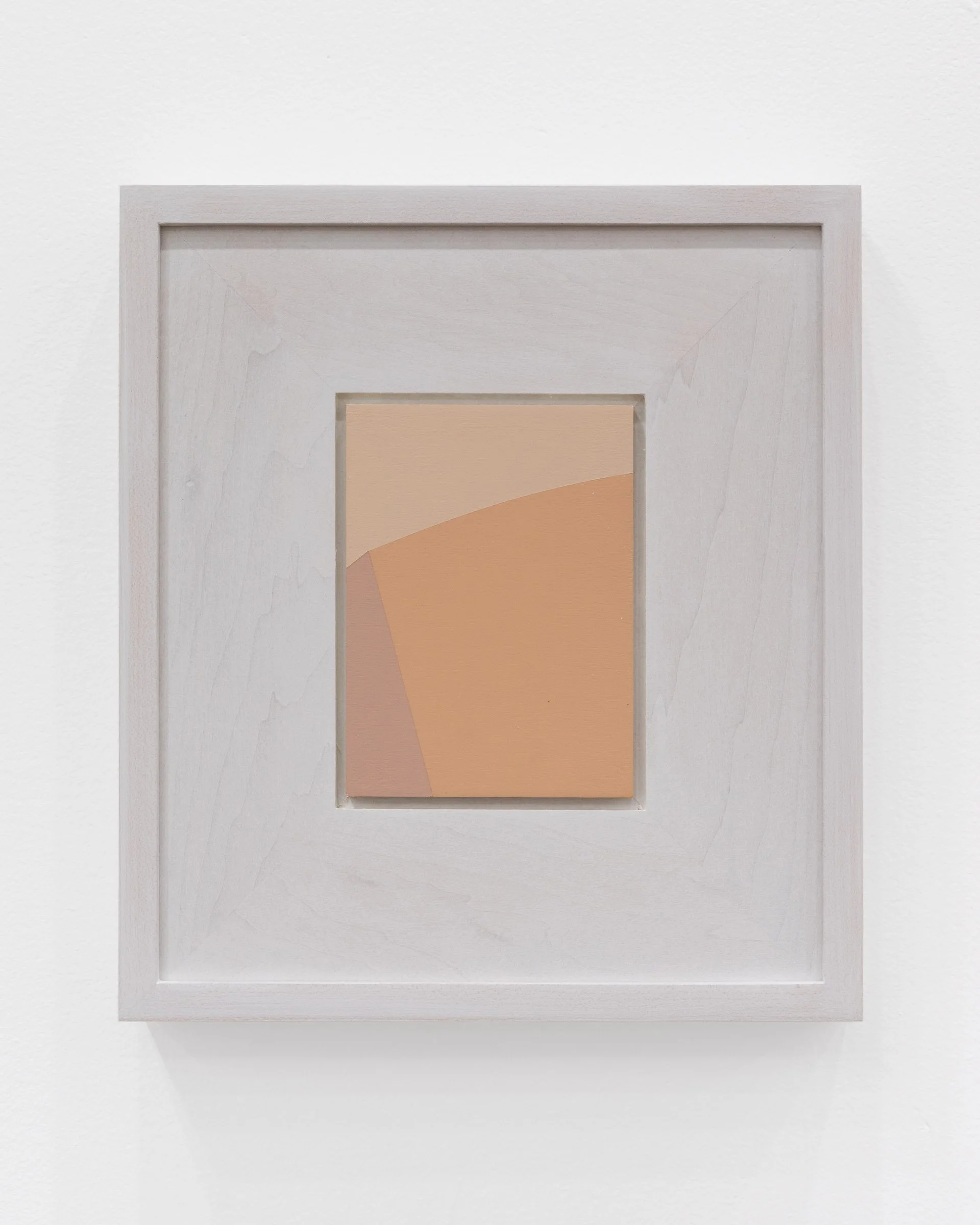   Silent Sway , acrylic on board, 4 15/16 x 3 5/8 inches (10 15/16 x 9 5/8 inches framed), 2023. Toronto Art Fair with Norberg Hall, 2025. Photo by LF Documentation.  