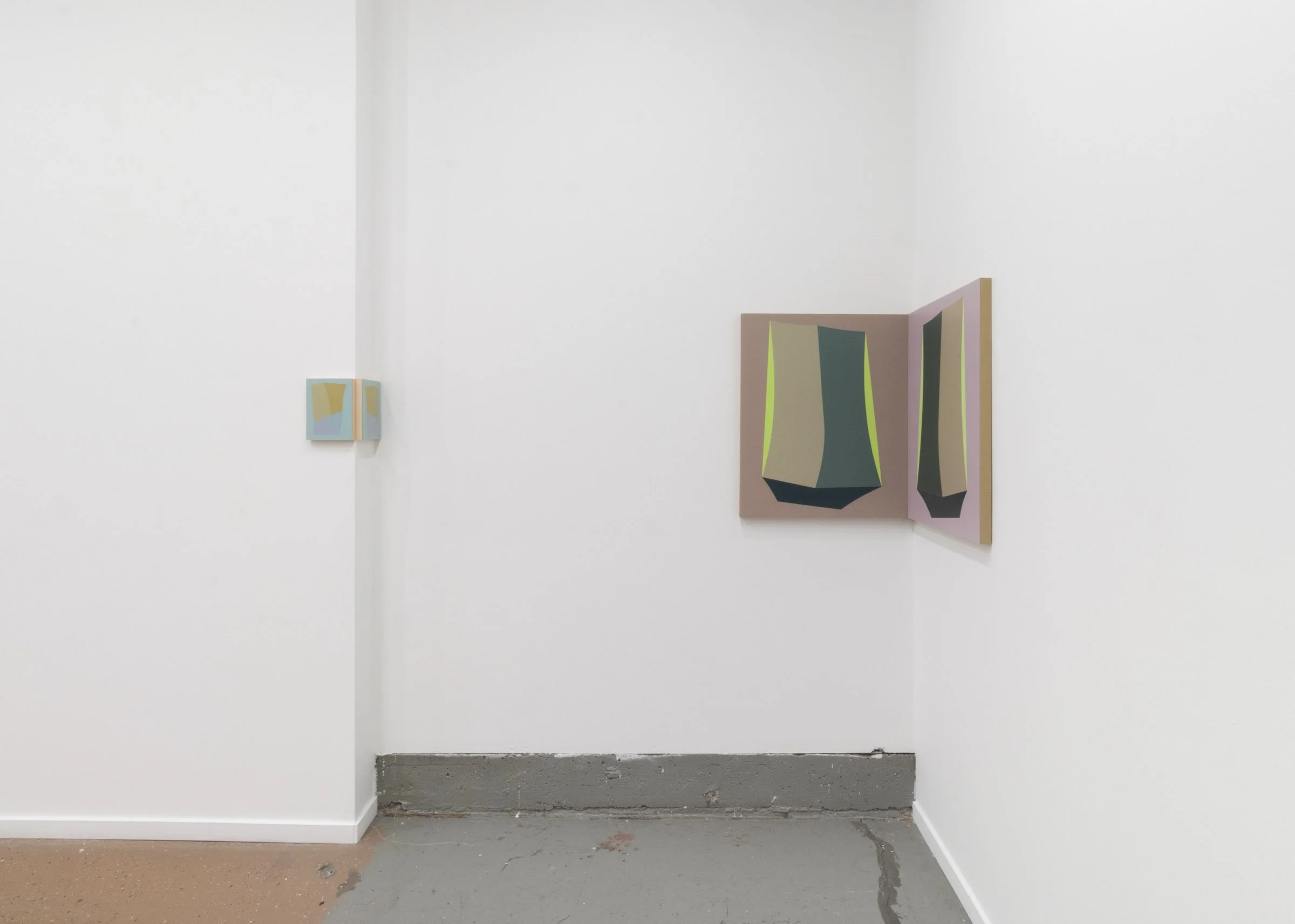   Grinning,  exhibition view, two-person exhibition with  Emma Welch , Norberg Hall, 2026. Photo by LF Documentation 