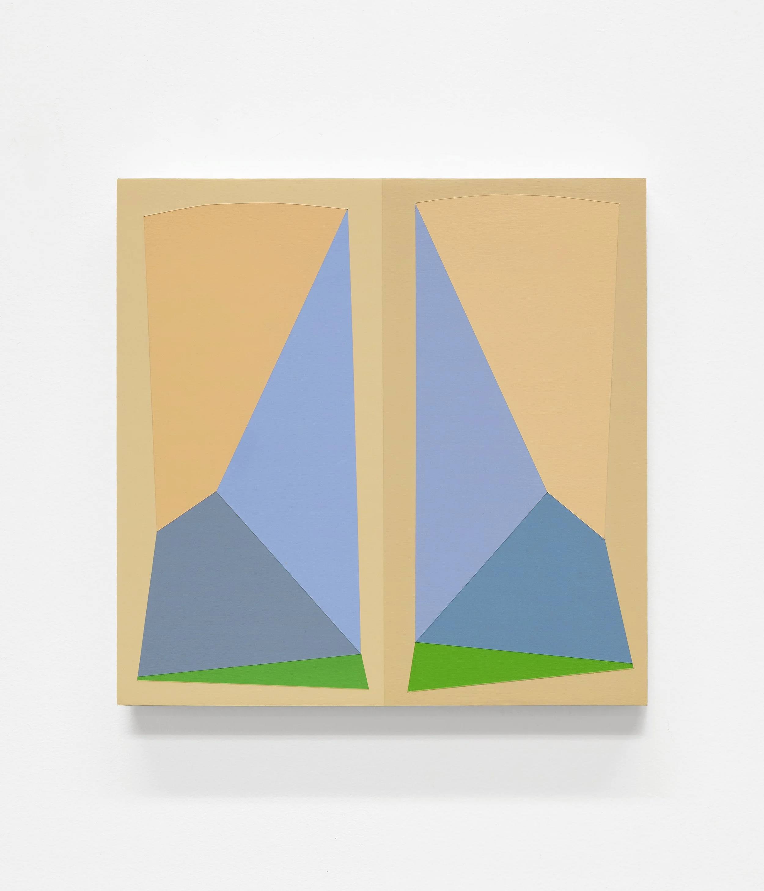   Fixing Messages , acrylic on panel, 10 × 10 inches, 2025. Donation to plumbraiser 6.0 at  The Plumb  (Toronto, ON). Photo by LF Documentation.  