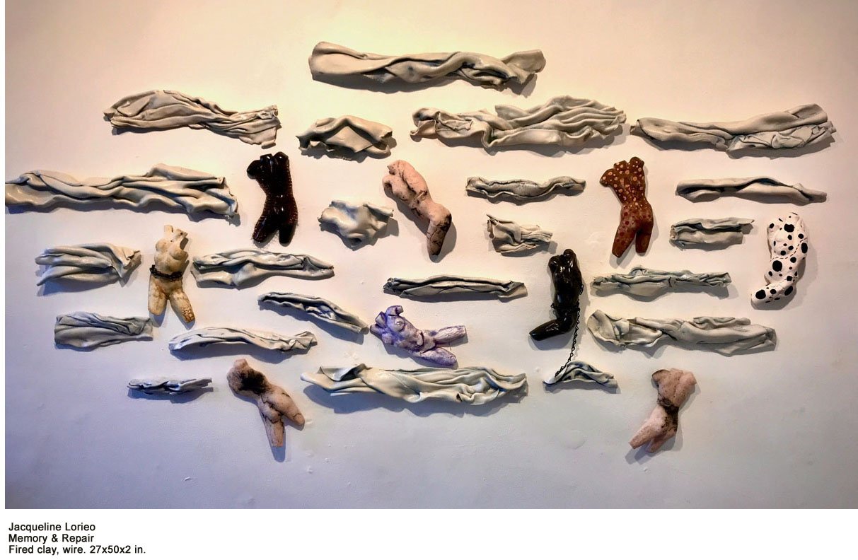 Jacqueline Lorieo_1_Memory & Repair_fired clay, wire_27x50x2-web.jpg
