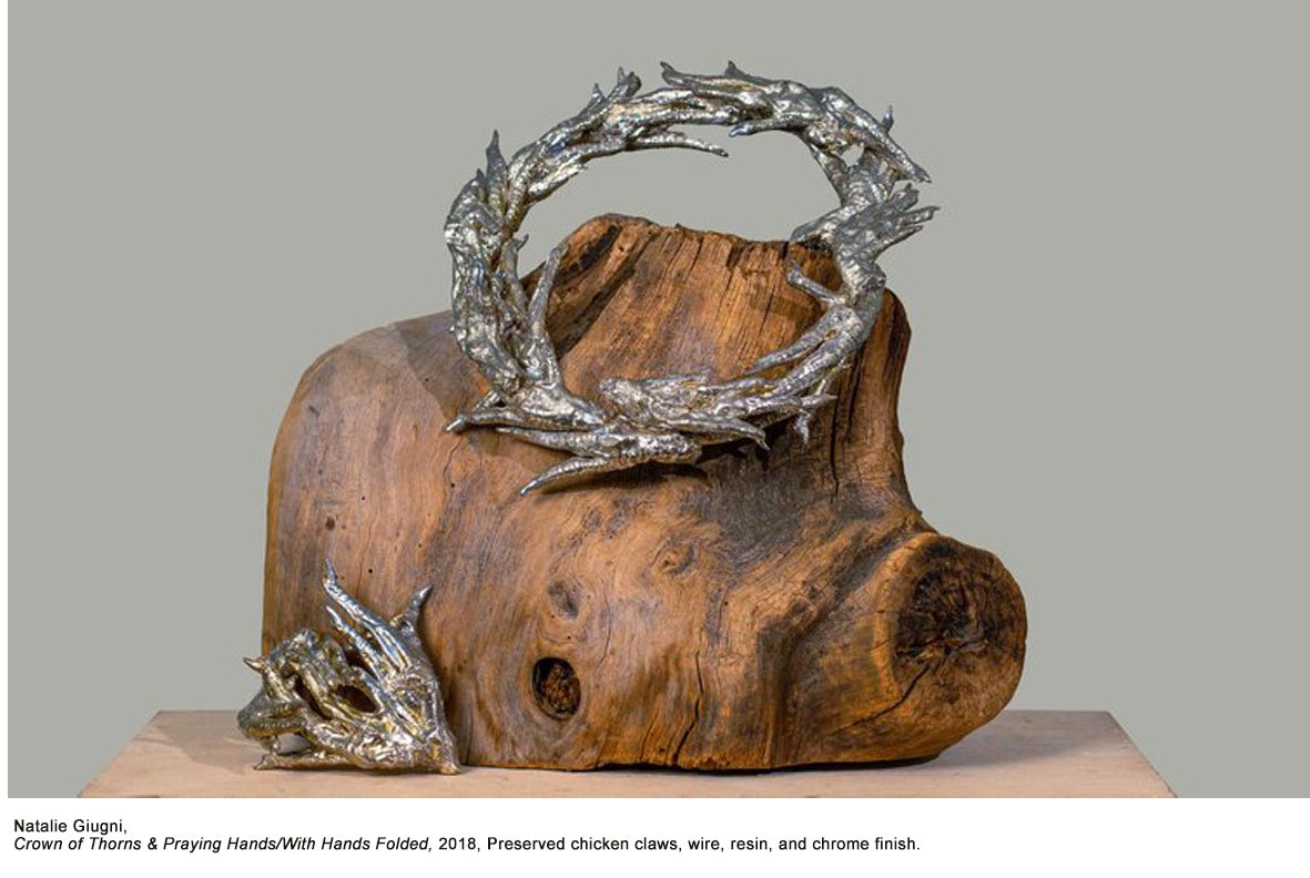 Natalie Giugni New York Society of Women Artists NYSWA Crown of Thorns and With Hands Folded - Praying Hands.jpg