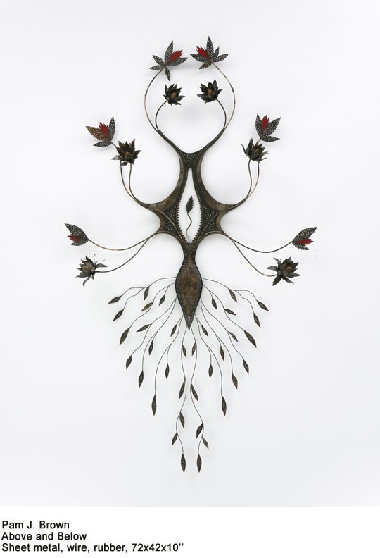 Pam J. Brown_3_Above and Below_ sheet metal, wire, rubber_72x42x10 in-web.jpg