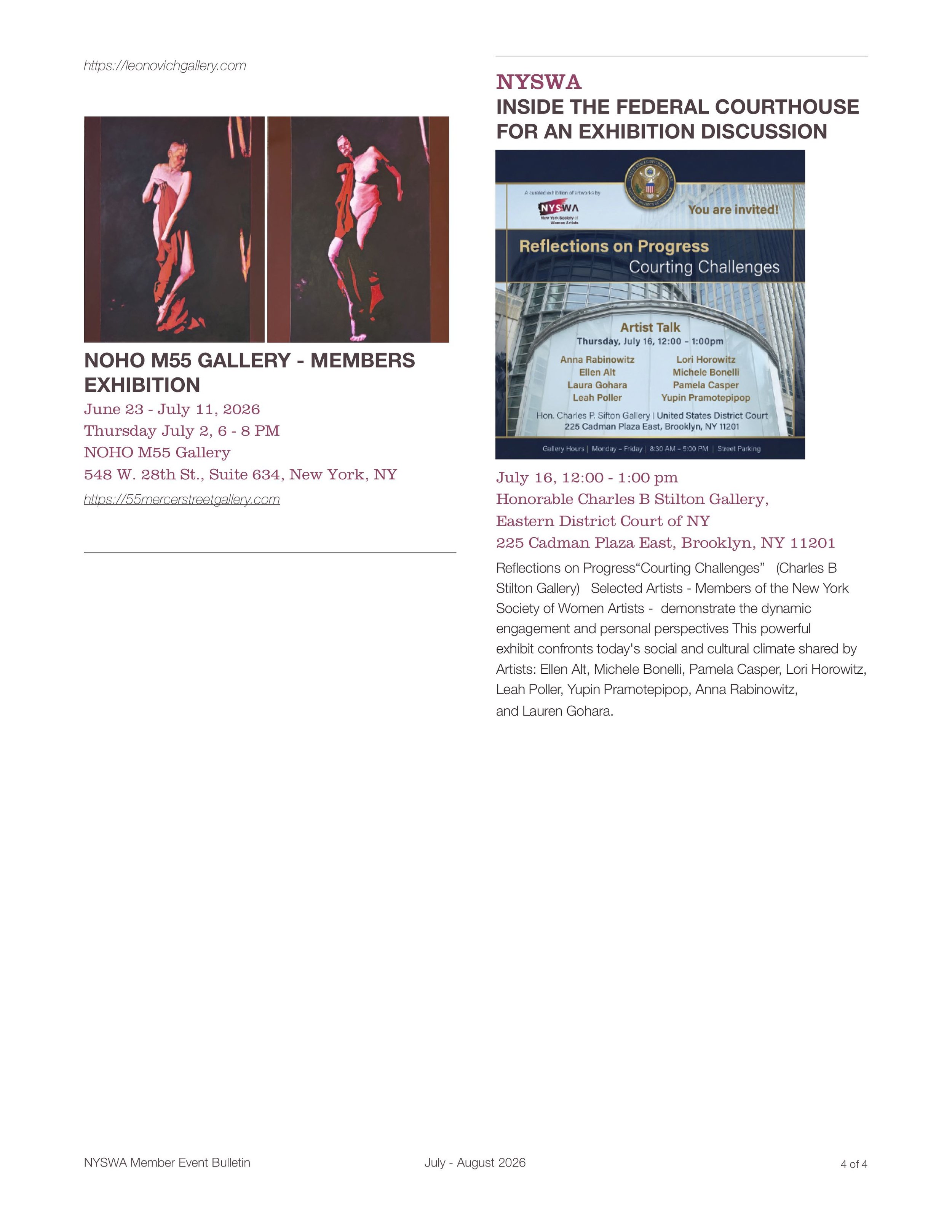 NYSWA Member Bulletin 2026-06-22 Page 4