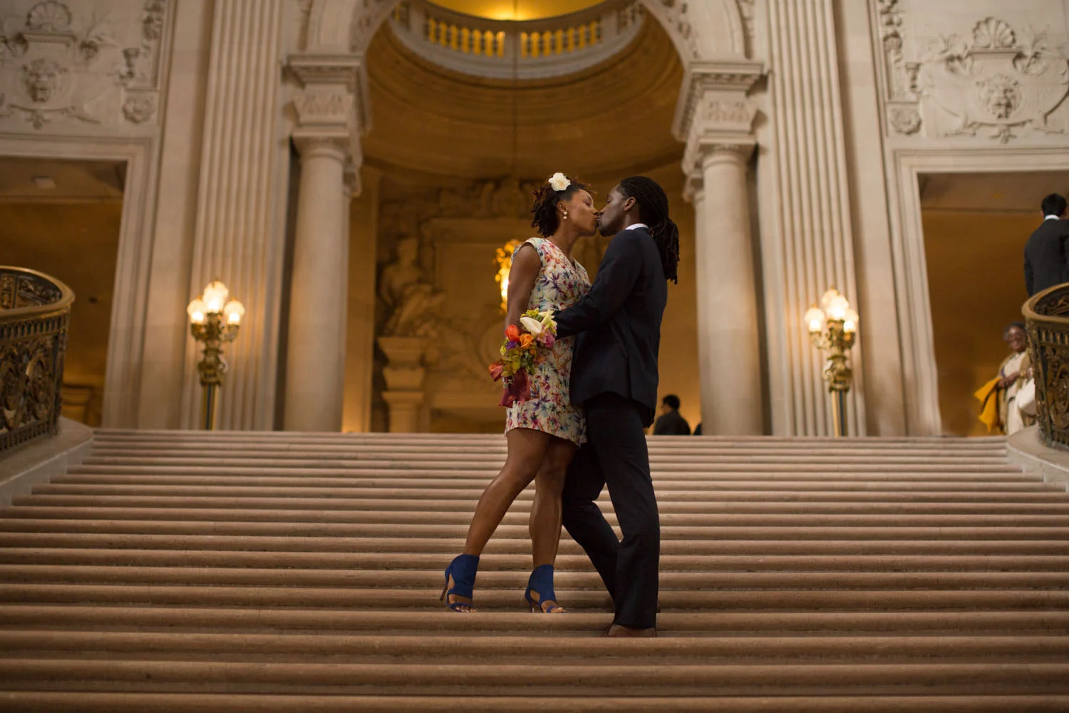 Maya + Kareem | San Francisco City Hall Wedding Photographer 