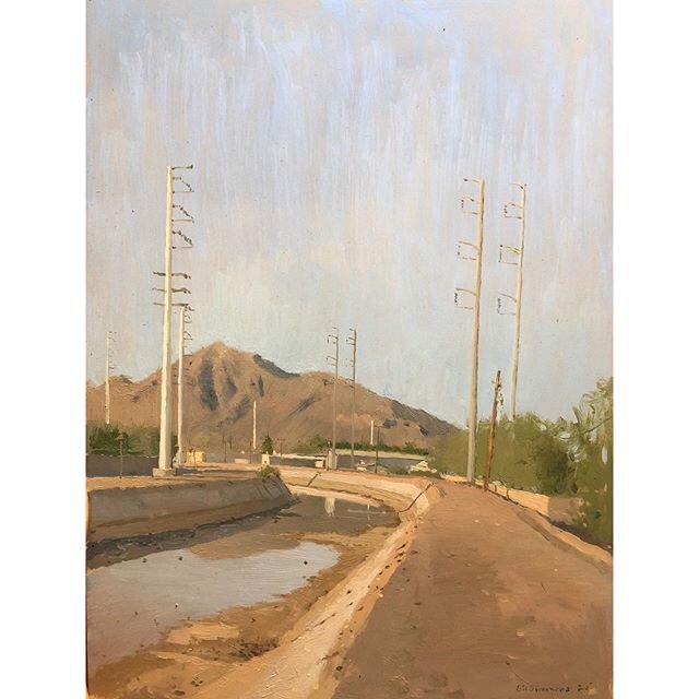 &ldquo;Arizona Bloodline&rdquo; Small one looking towards camelback on the canal. I&rsquo;ve always loved when they empty the canals for maintenance. I always think of them as very deep, something that will sweep you away and kill you. They are no mo