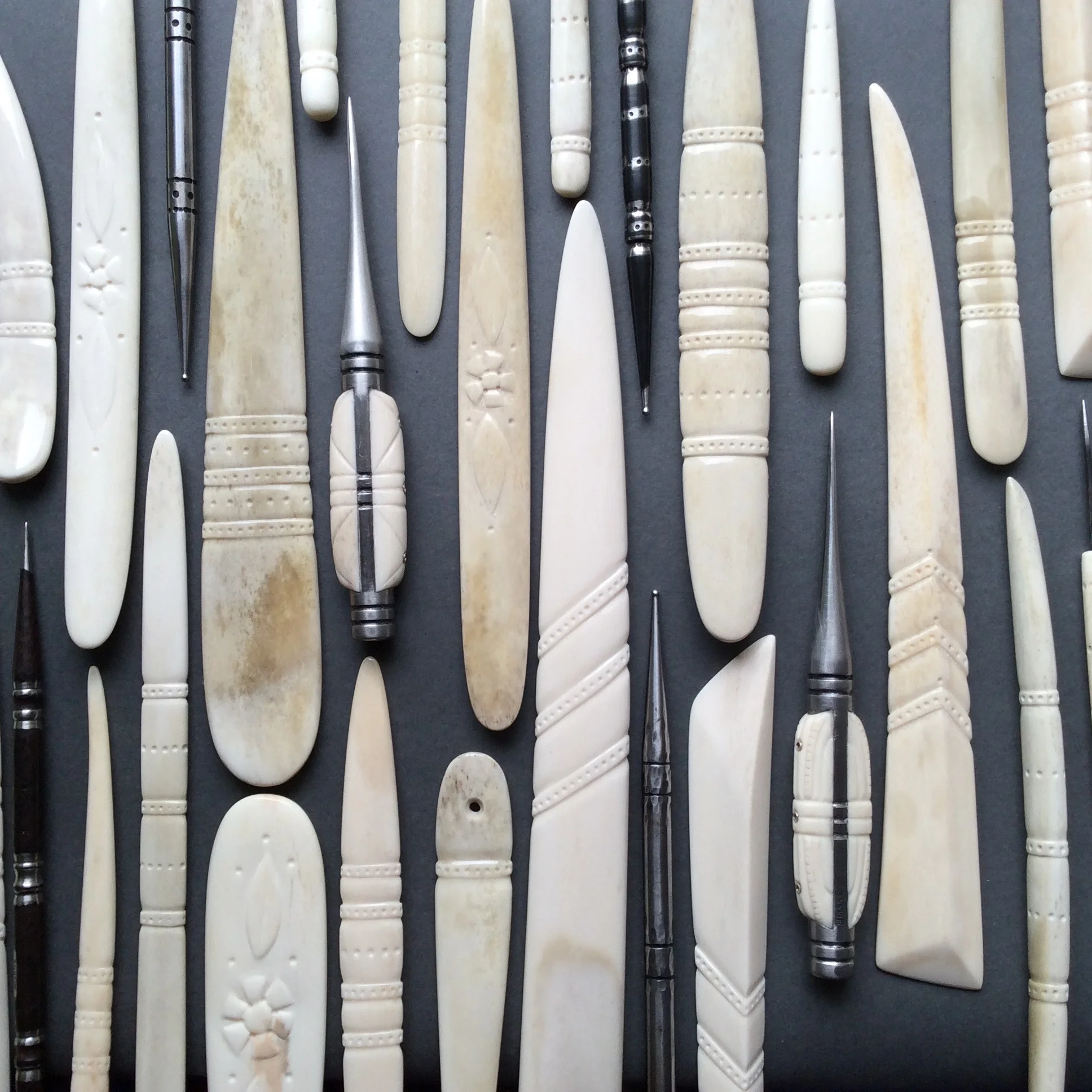Steel and Elk Bone Tools