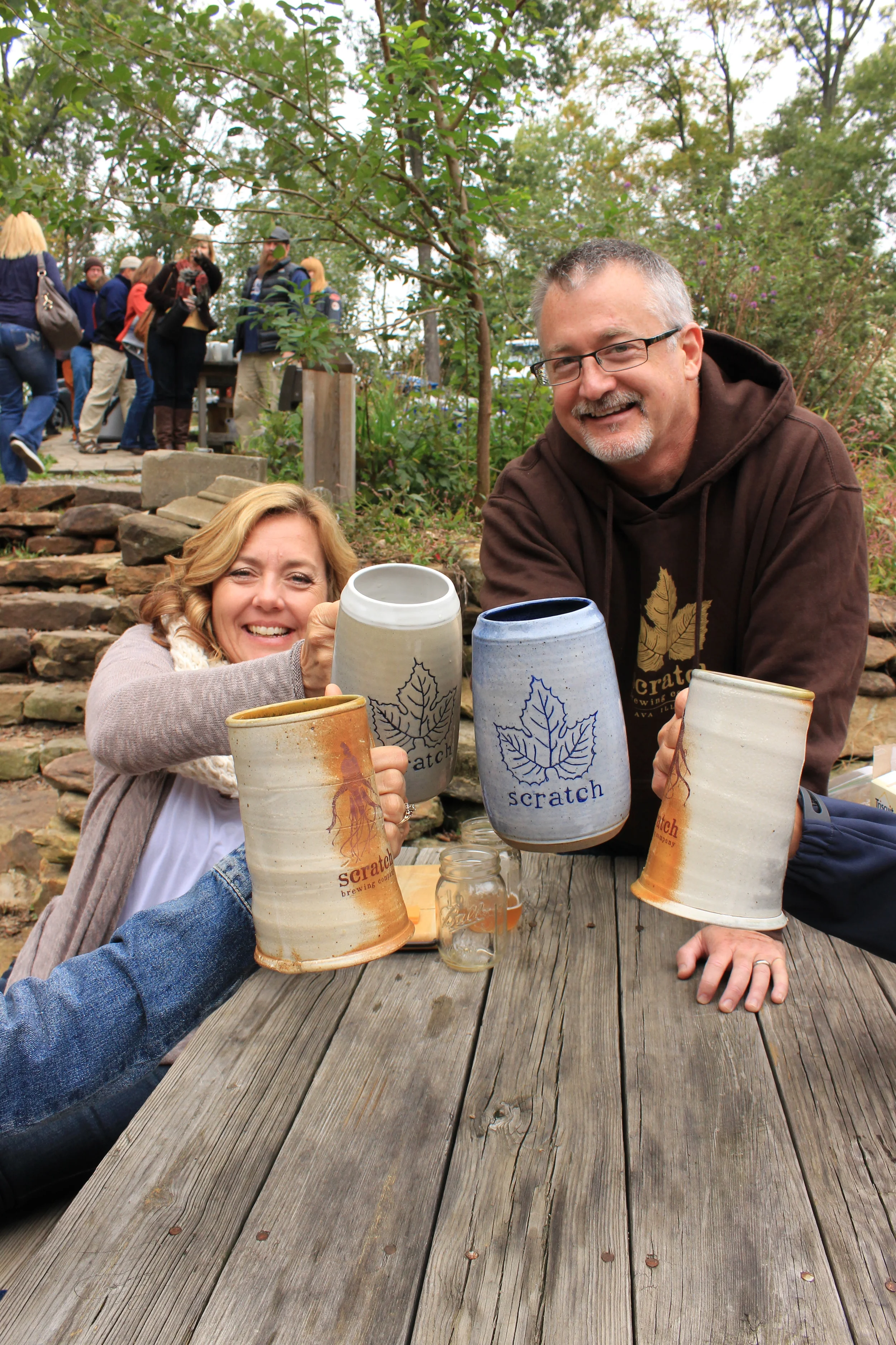 Collaboration with Robert Lorenz, 1-liter beer steins for Oktoberfest 2015, 100 steins each 