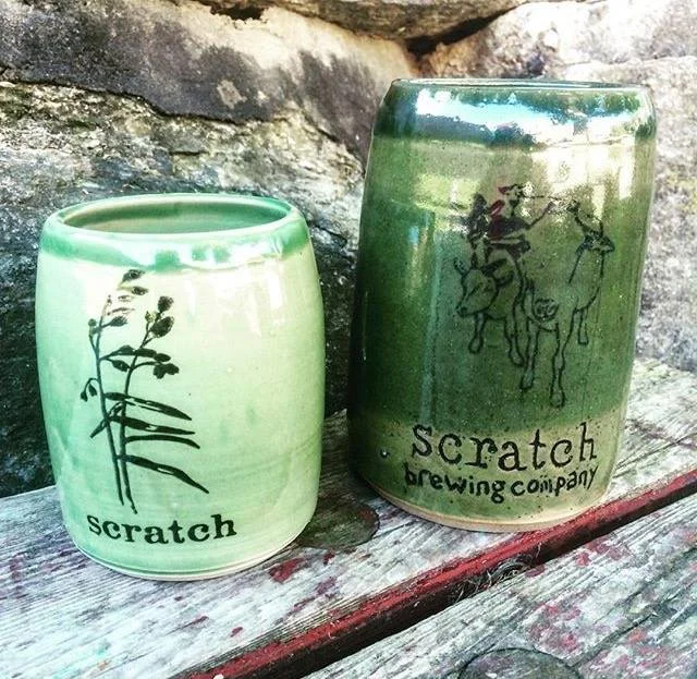 Scratch Brewing Company, Half Liter and Liter Stein