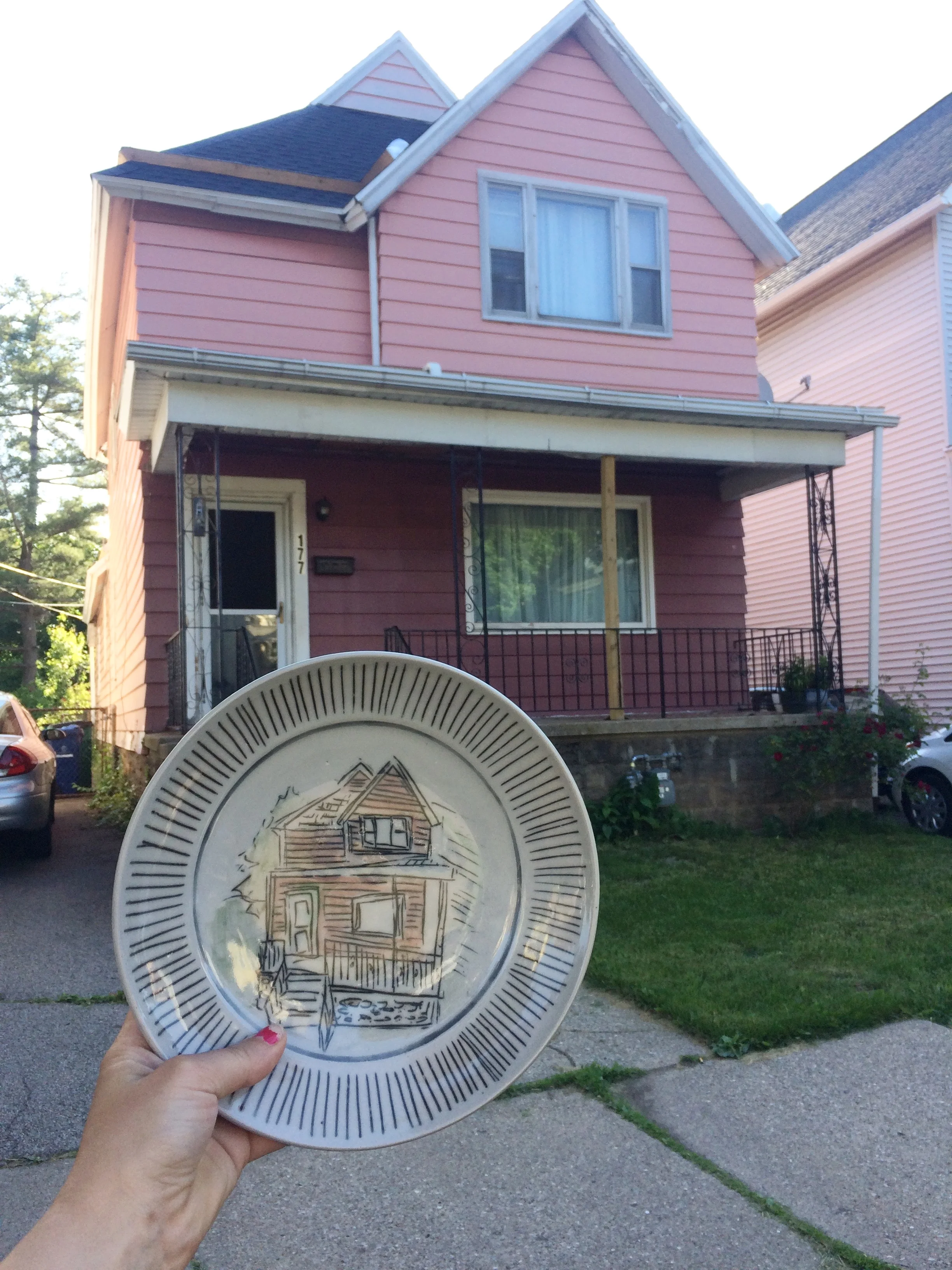 Custom Plate - House Warming
