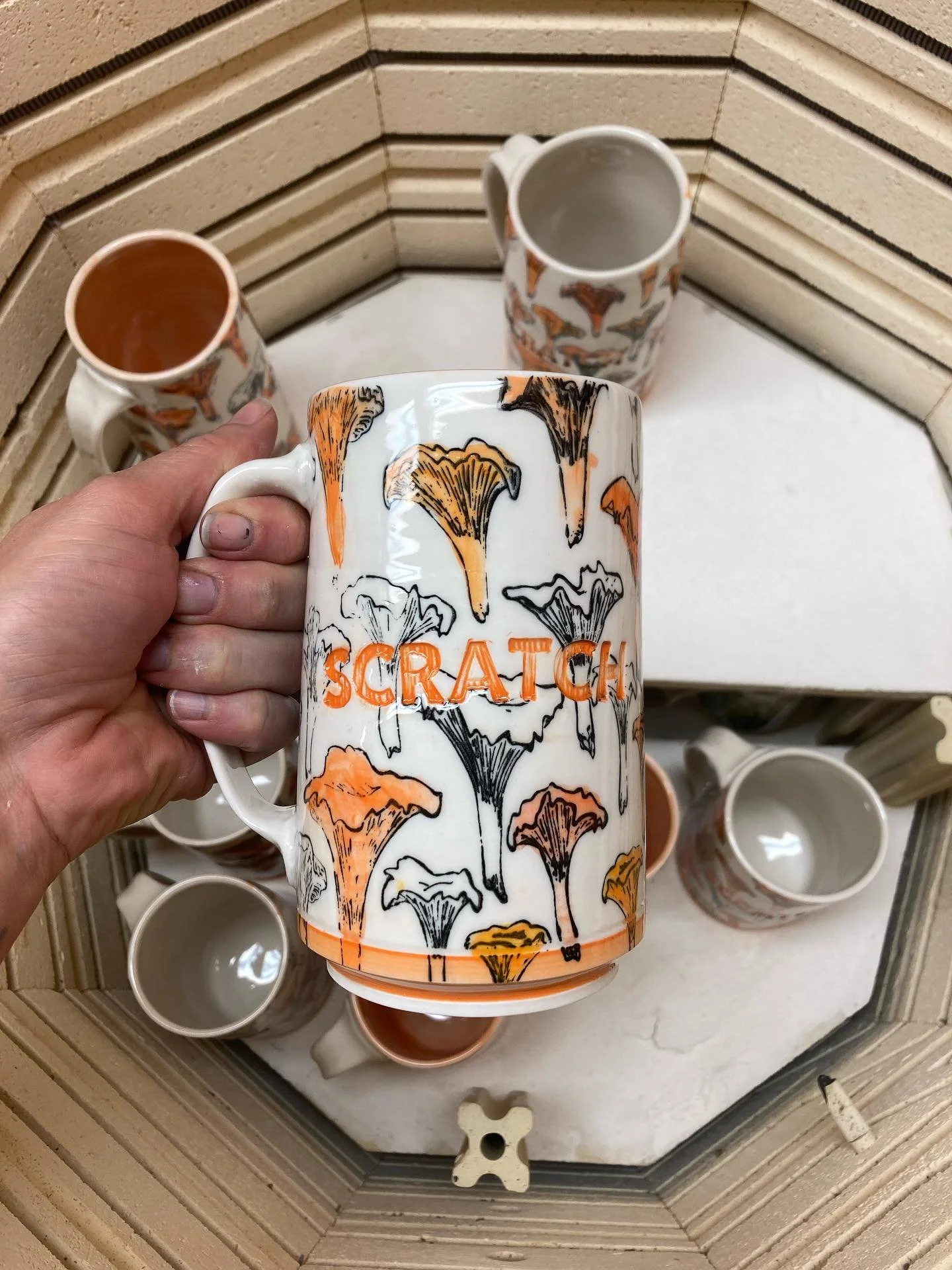 Steins are out of the kiln! Excited for this weekends @scratchbeer Oktoberfest!
