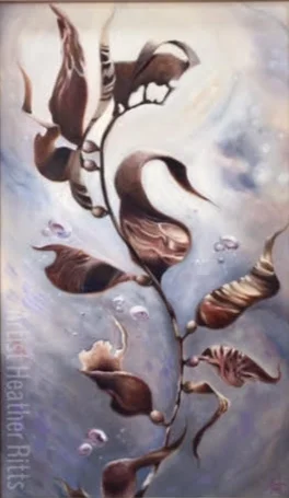 “Commissioned Lavender Kelp” Oil on Canvas