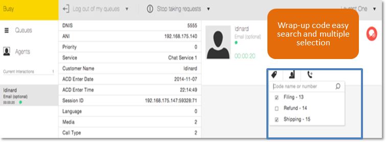 The ShoreTel Connect Contact Center allows supervisors and administrators to create custom Wrap Up codes to better report on what types of calls are entering their call center.