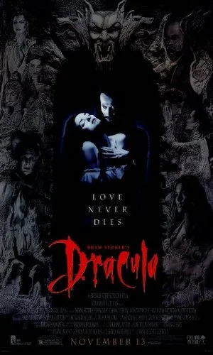 Bram Stoker’s Dracula - Dir. Francis Ford Coppola imdb synopsis: The centuries old vampire Count Dracula (Gary Oldman) comes to England to seduce his barrister Jonathan Harker's (Keanu Reeves') fiancée Mina Murray (Winona Ryder) and inflict havoc in the foreign land.
