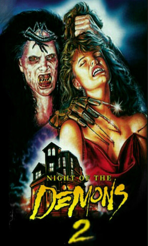Night of the Demons 2 - Dir. Brian Trenchard-Smith imdb synopsis: High school students throw a Halloween party in a mansion haunted by a young demon.