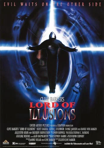 Lord of Illusions - Dir. Clive Barker imdb synopsis: As a twelve-year-old hostage, Dorothea assists in the brutal murder of her captor, Nix, an evil cult leader with supernatural powers, by his former protege, Philip Swann. Thirteen years later, she seeks the assistance of a detective specializing in the occult when former cult members associated with Swann, now a prominent illusionist, are threatened by Nix's most loyal and sadistic disciple.