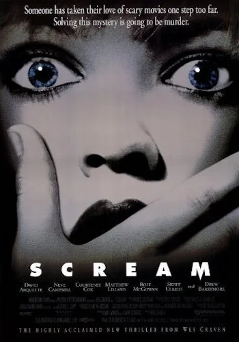 Scream - Dir. Wes Craven imdb synopsis: A year after the murder of her mother, a teenage girl is terrorized by a new killer, who targets the girl and her friends by using horror films as part of a deadly game.