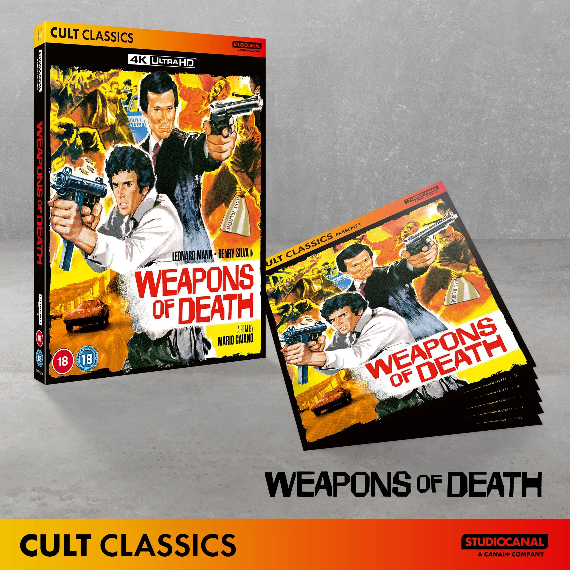 WEAPONS OF DEATH (1977) - 4K UHD Release 20 JULY 2026